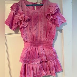 Loveshack Fancy Natasha minidress in size xs.